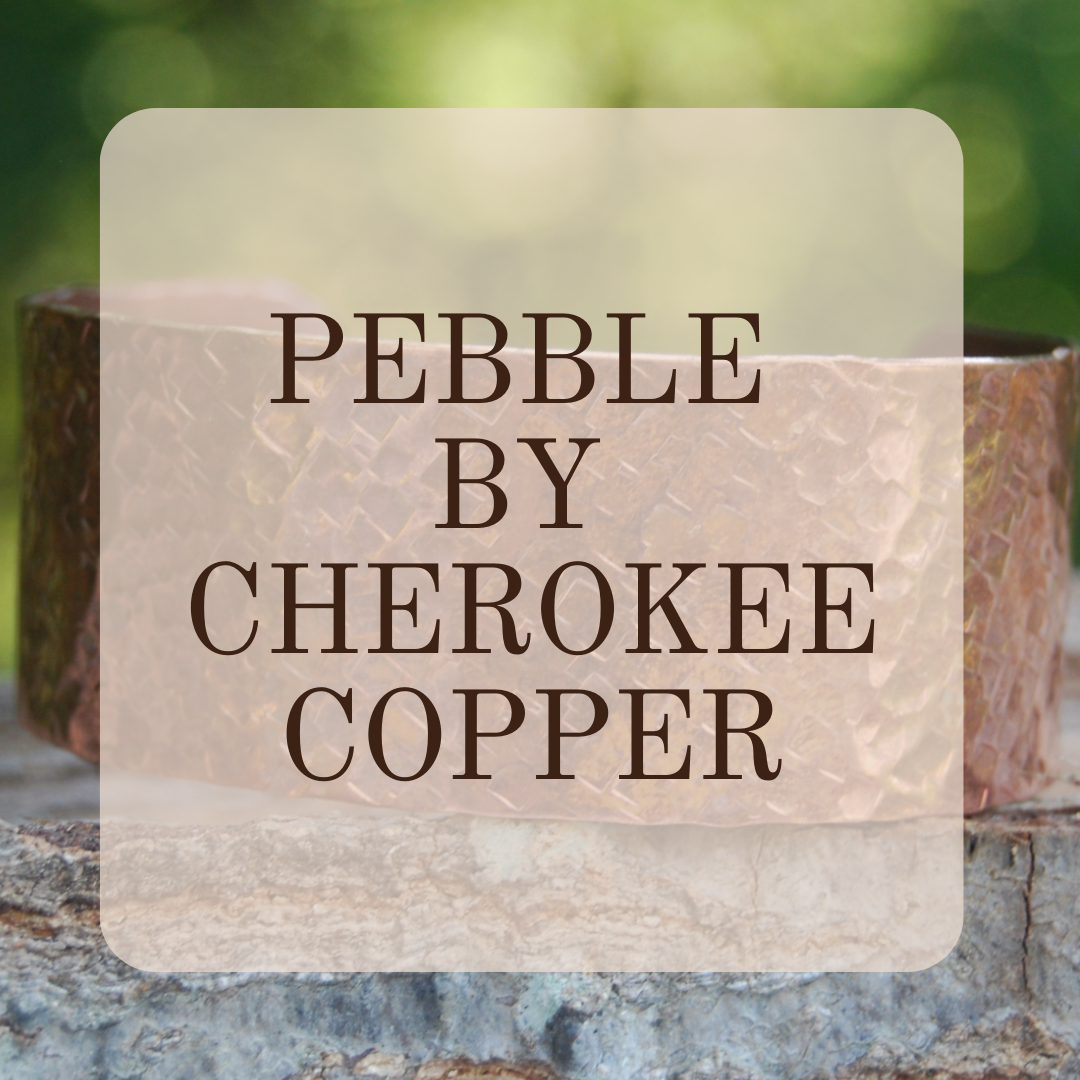 Pebble - hand hammered copper jewelry by cherokee copper