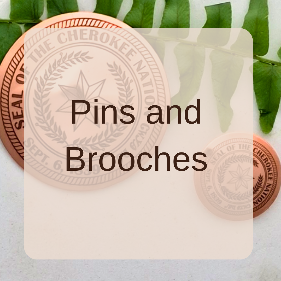 Pins and Brooches at Cherokee Copper