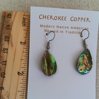 Teardrop Abalone Earrings