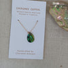 Mingo Tear Drop Abalone Necklace