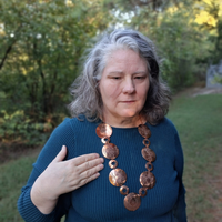 Past and Present Cherokee Copper Statement Necklace