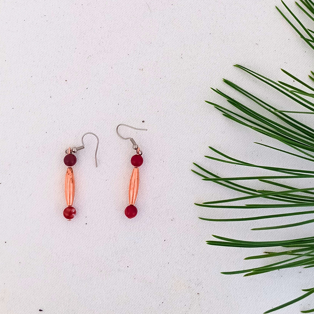 Cherokee Copper Cardinal Unalii Earrings | Black Friday Eary Access - Limited Edition