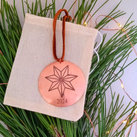 2024 Cherokee Copper Christmas Ornament