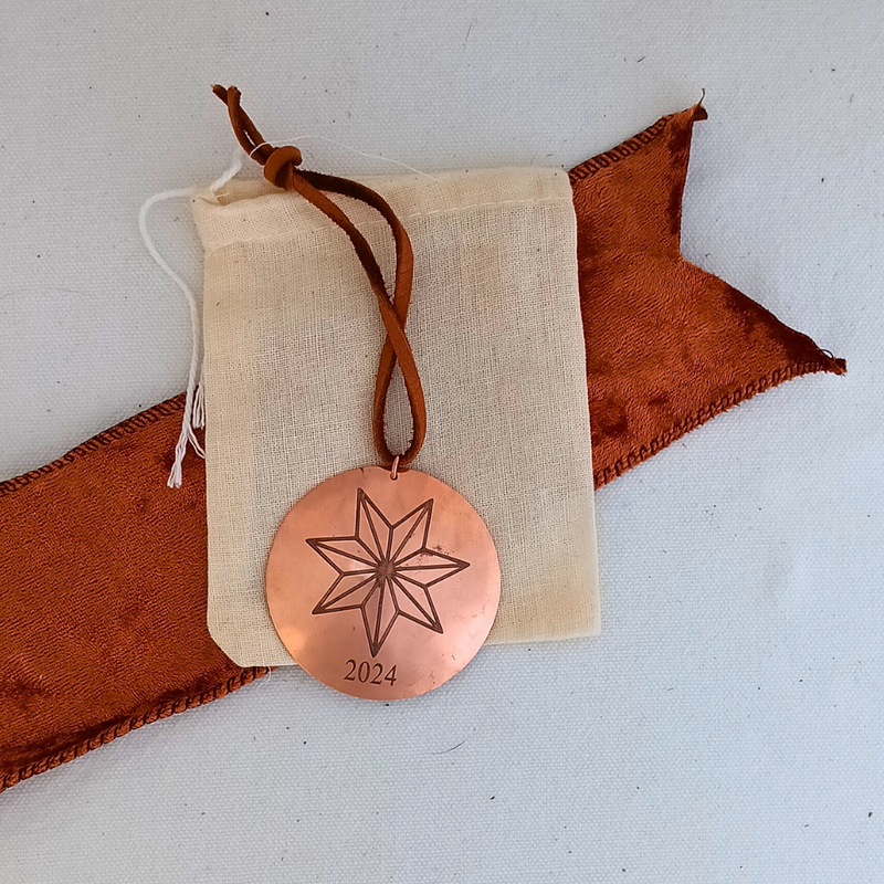 2024 Cherokee Copper Christmas Ornament