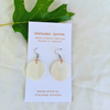 1" Mother of Pearl Earrings