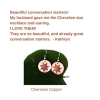 Customer review of Cherokee star earrings 