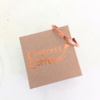 Ross Copper Cuff Bracelet with gift box