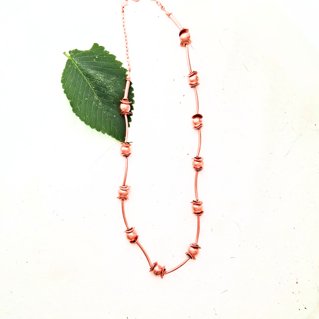 Copper Disc Necklace