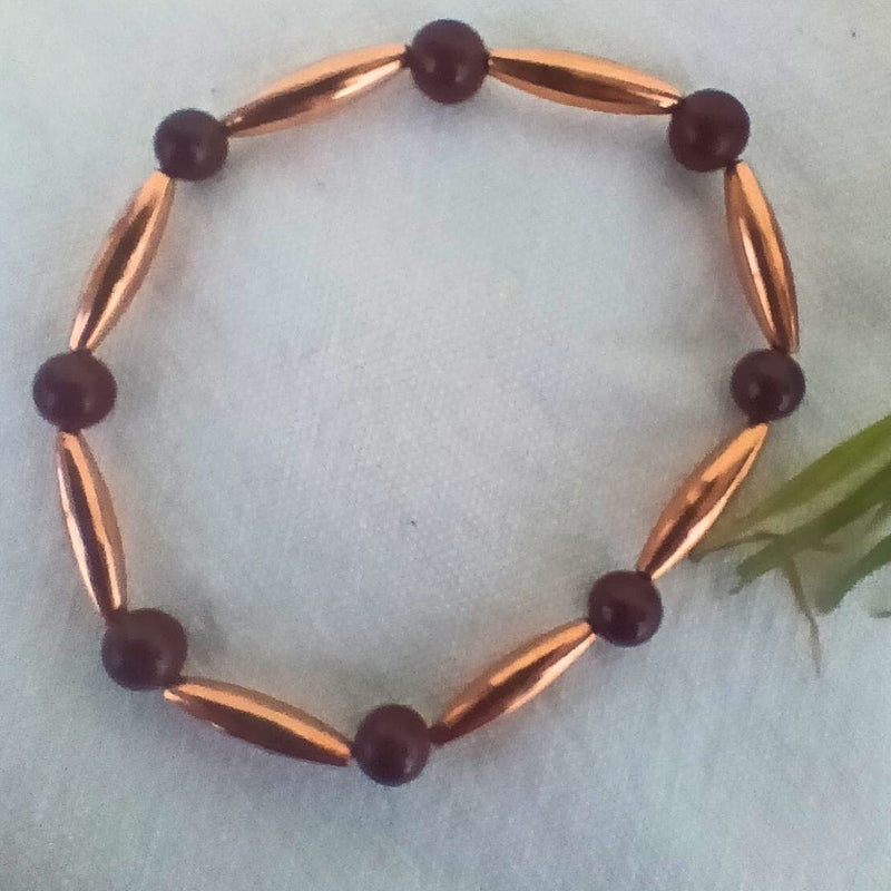 Clay and copper bracelet by Cherokee Copper
