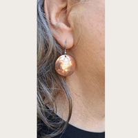 Grandmother Turtle Copper Earrings