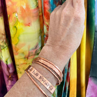 Hammered Classic Copper Cuff