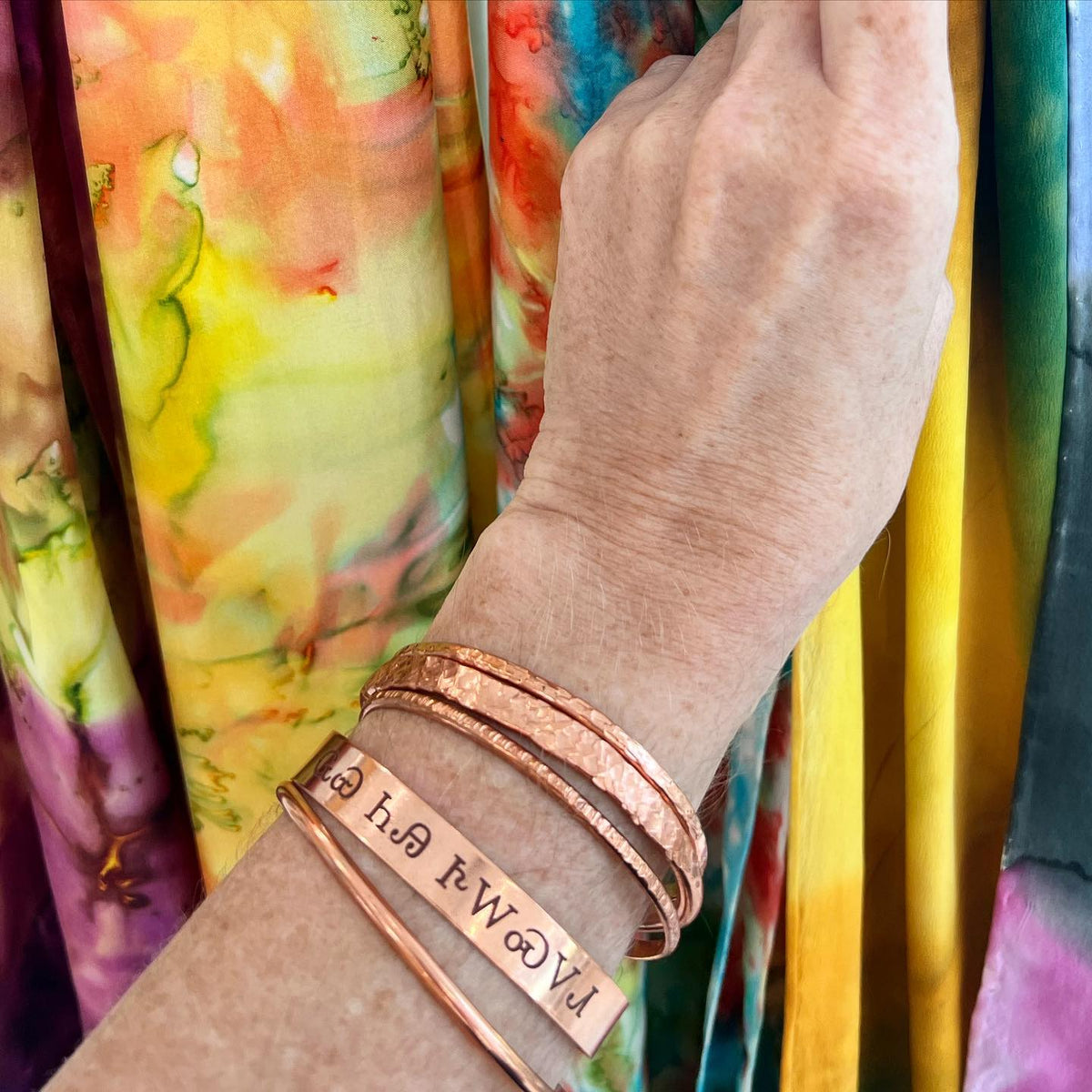 Hammered Classic Copper Cuff