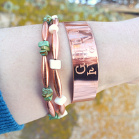 Unalii  Copper and Mother of Pearl Bracelet